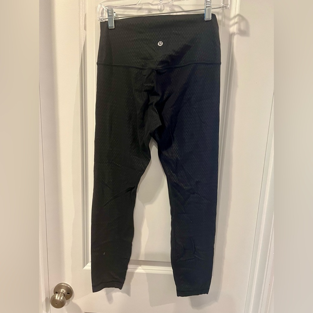 lululemon Black Capri Leggings Size 8